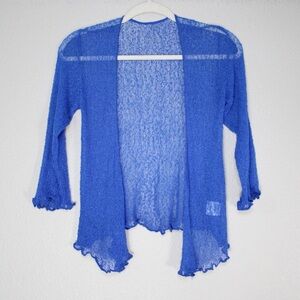 Aloha Open Front Sheer Cardigan